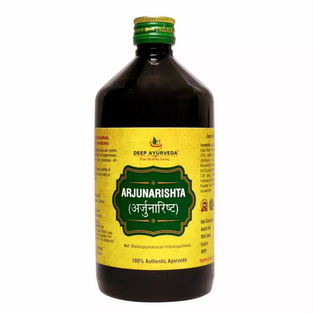 Arjunarishta Helps in Managing Blood Pressure and Cholesterol - Deep Ayurveda India