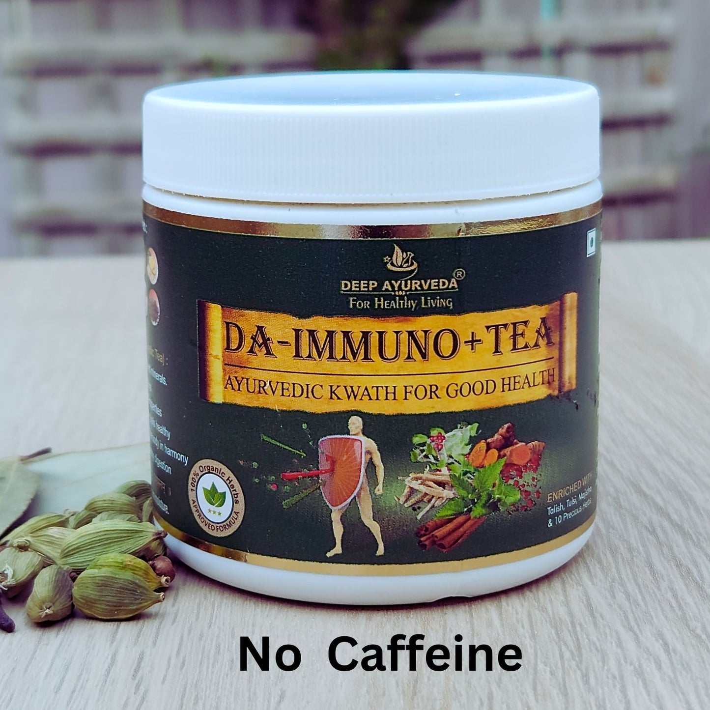 Immuno Organic Ayurvedic Tea - Boosts Immunity, Fights Infections & Promotes Wellness - Deep Ayurveda India