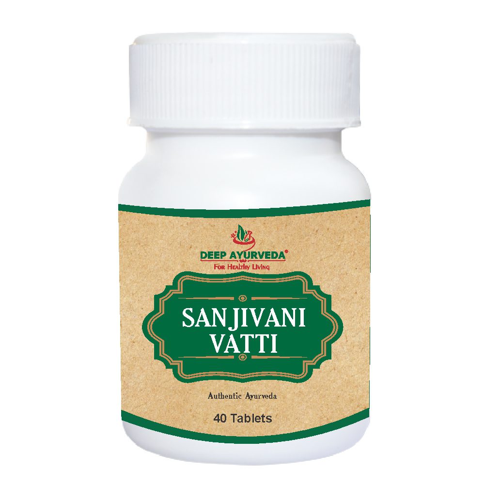 Sanjivani Vati - Supports Digestive Health, Relieves Fever & Promotes Immunity - Deep Ayurveda India