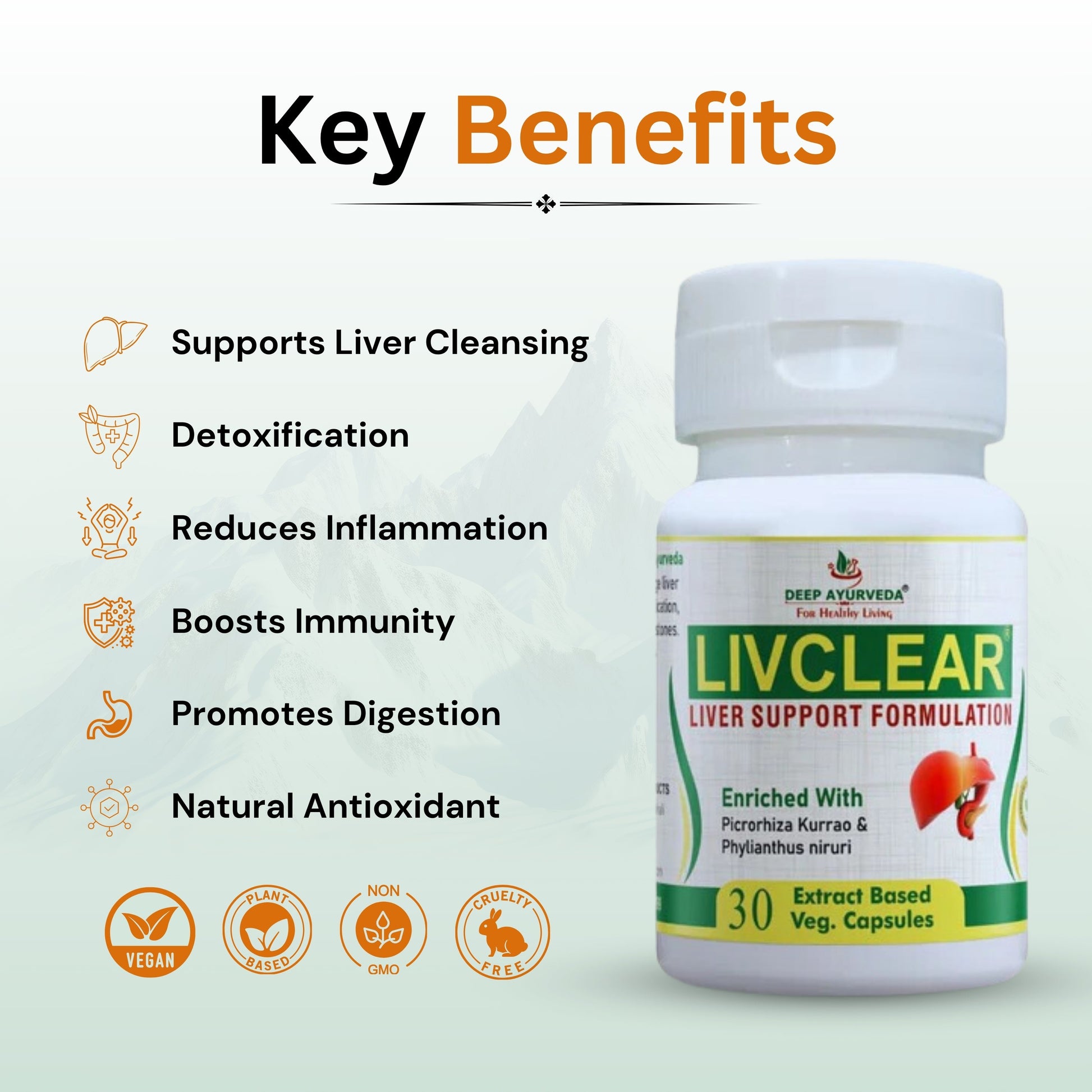 LivClear Helps in Fatty Liver and Liver Disease - Deep Ayurveda India