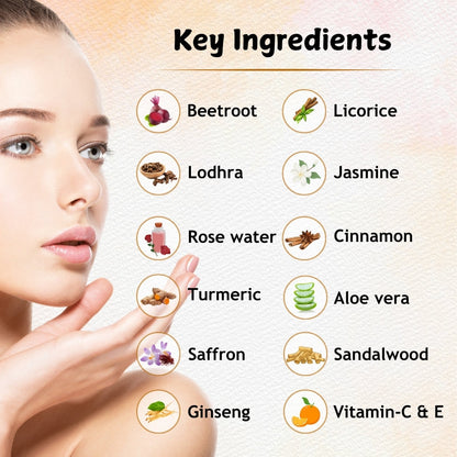 Vedaxry Ayurvedic Face Serum (30ml) - Anti-Aging, Hydrating & Skin Brightening - Deep Ayurveda India