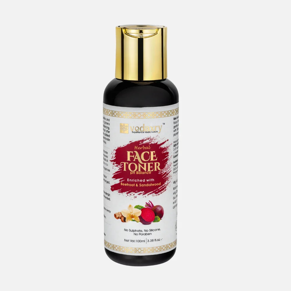 Vedaxry Ayurvedic Face Toner (100ml) - Hydrates, Refreshes & Tightens Pores - Deep Ayurveda India