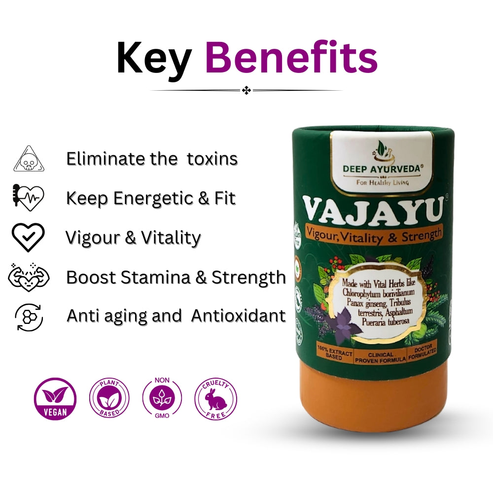 Vajayu® For Men's Health | Boost Strength, Energy, & Stamina | Remove Performance Anxiety