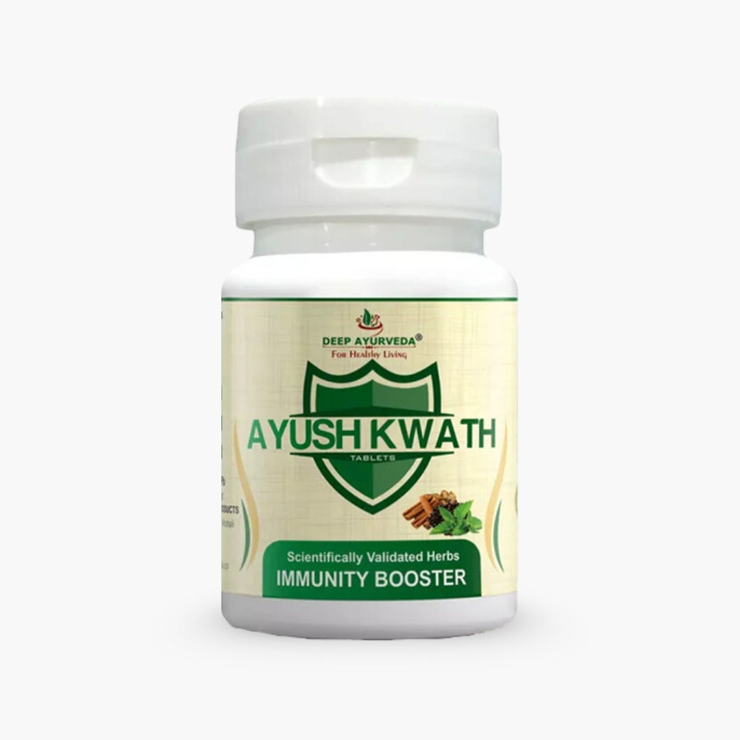 Ayush Kwath Tablets to Combat Cold, Flu and Help in Immunity Boost - Deep Ayurveda India
