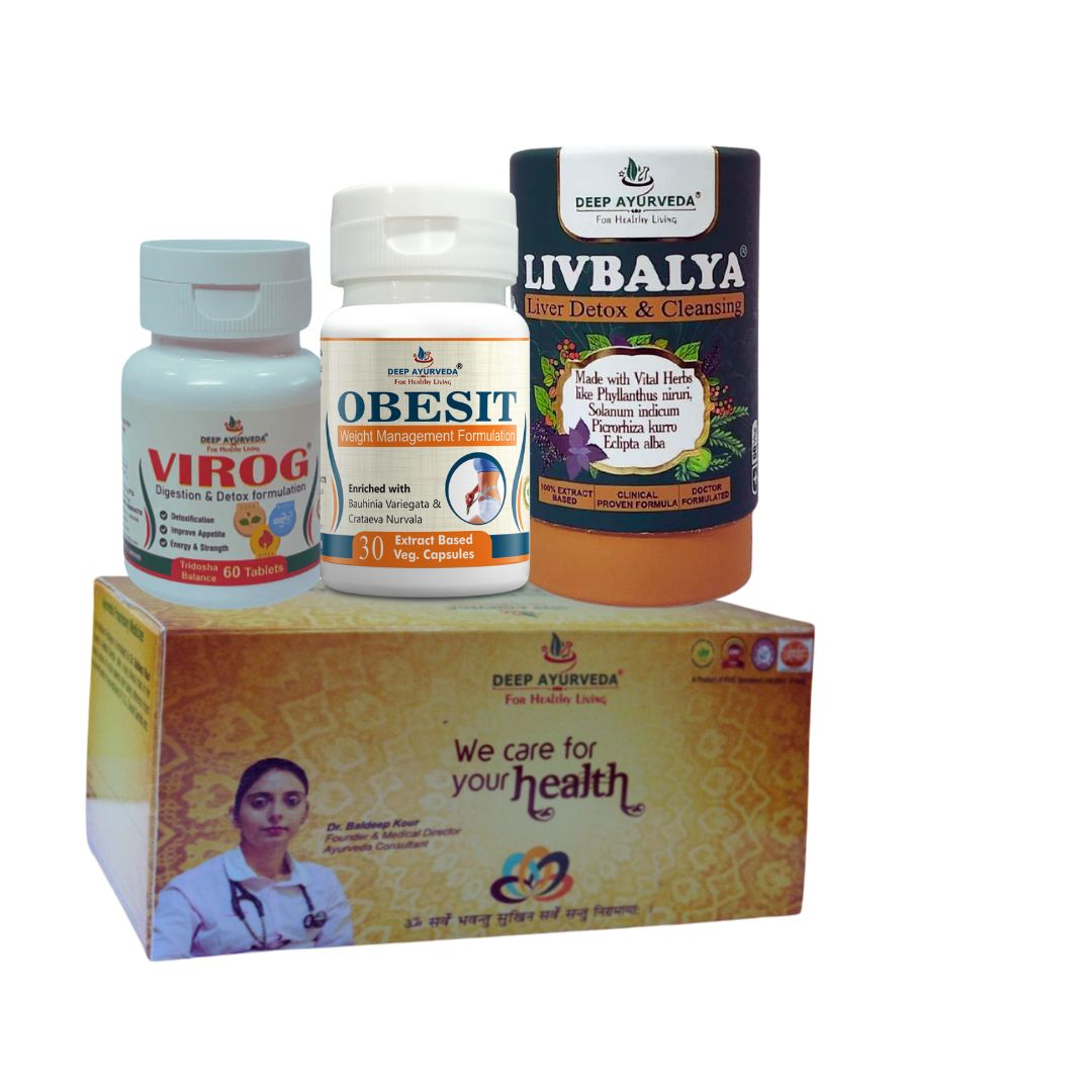 Anti Cholesterol Ayurvedic Management 30 Days Pack - Deep Ayurveda India