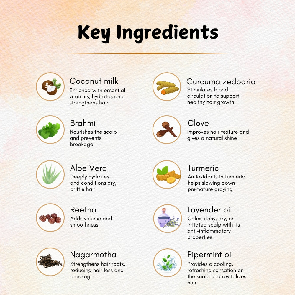 Vedaxry Ayurvedic Hair Cleanser for Oily Scalp (300ml) - Balances Oil, Reduces Dandruff & Cleanses Scalp - Deep Ayurveda India