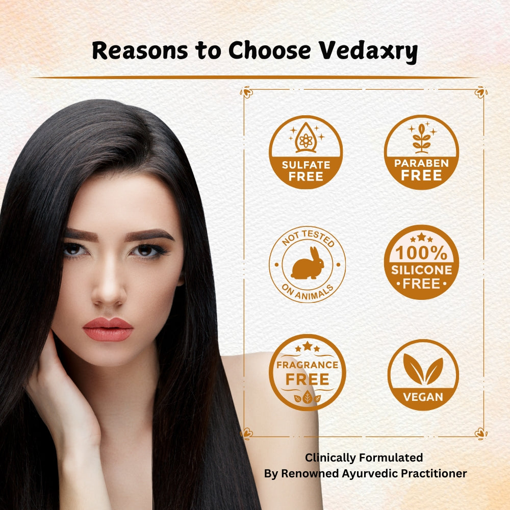 Vedaxry Anti-Dandruff Hair Cleanser (300ml) - Controls Dandruff, Reduces Hair Fall & Promotes Scalp Health - Deep Ayurveda India