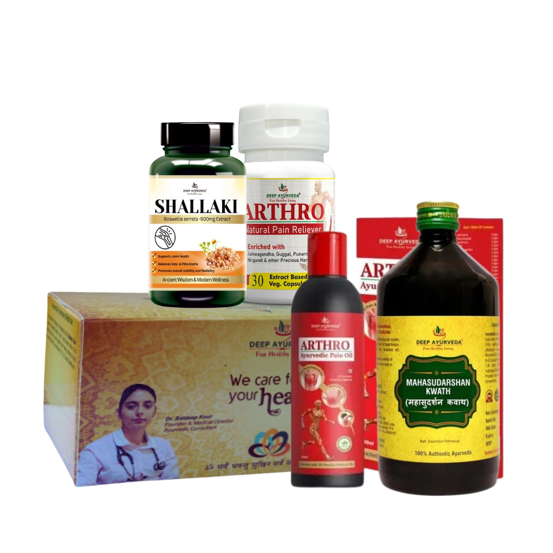 Frozen Shoulder Ayurvedic Management 30 Days Pack - Deep Ayurveda India