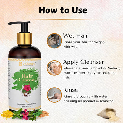Vedaxry Hair Cleanser - Deep Ayurveda India