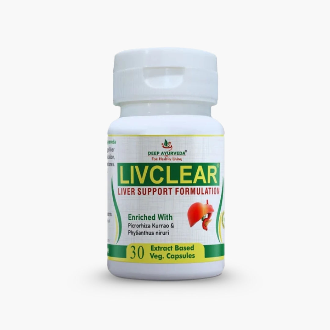 LivClear Helps in Fatty Liver and Liver Disease - Deep Ayurveda India