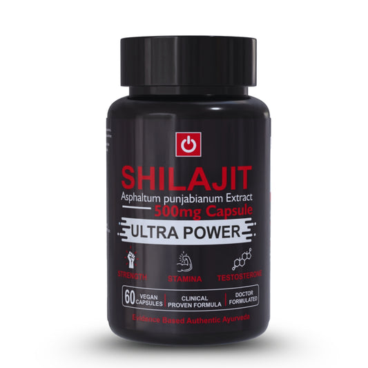 PurshVeda Shilajit Vegan Capsules | Pack of 60 | Energy & Vitality Support