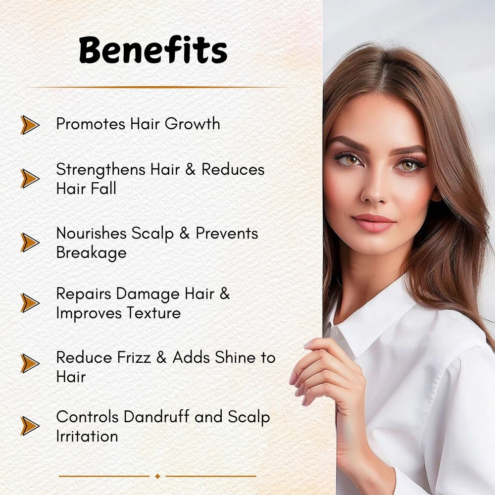 Vedaxry 3-in-One Hair Serum Infused with Silver Water (30ml) - Nourishes, Repairs & Protects Hair - Deep Ayurveda India