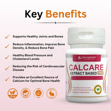 Calcare Gives Relief from Calcium Deficiency and Weak Bones - Deep Ayurveda India