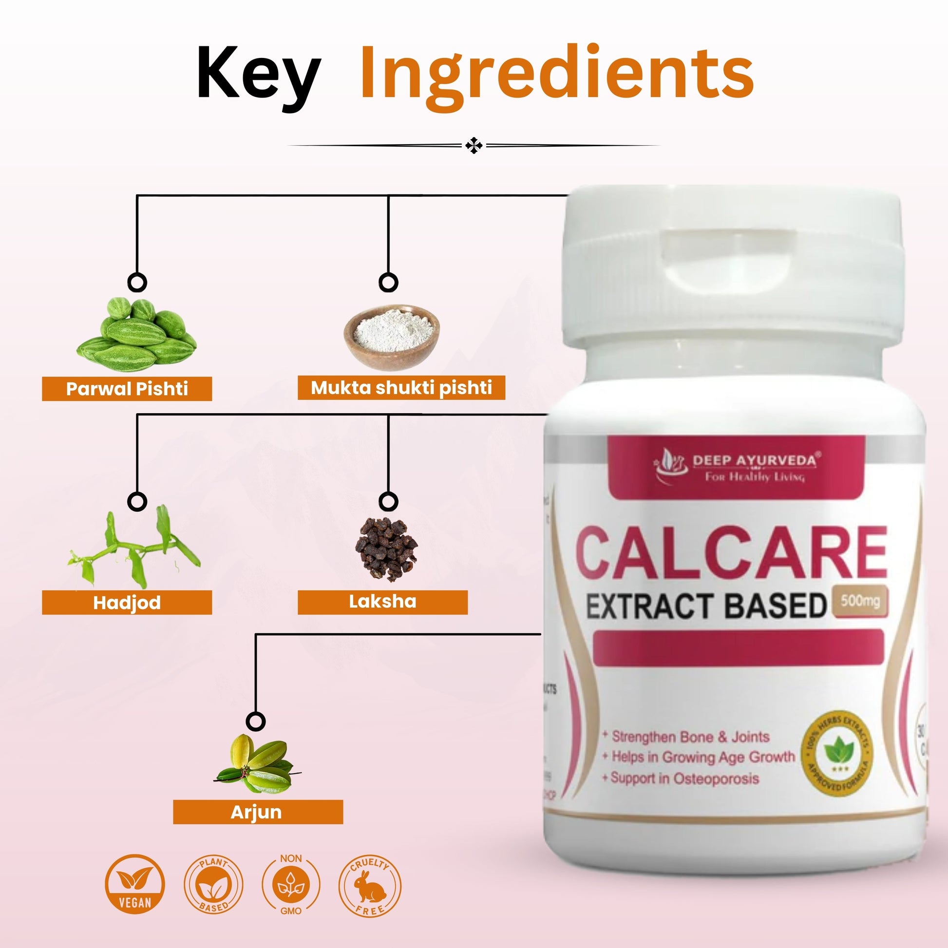 Calcare Gives Relief from Calcium Deficiency and Weak Bones - Deep Ayurveda India