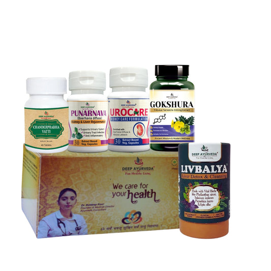 Kidney Care Ayurvedic Management 30 Days Pack - Deep Ayurveda India