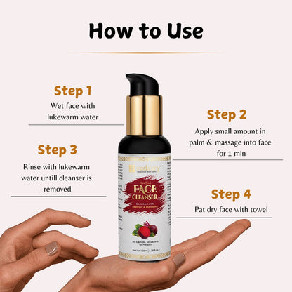Vedaxry Ayurvedic Face Cleanser (100ml) - Cleanses, Purifies & Revitalizes Skin - Deep Ayurveda India