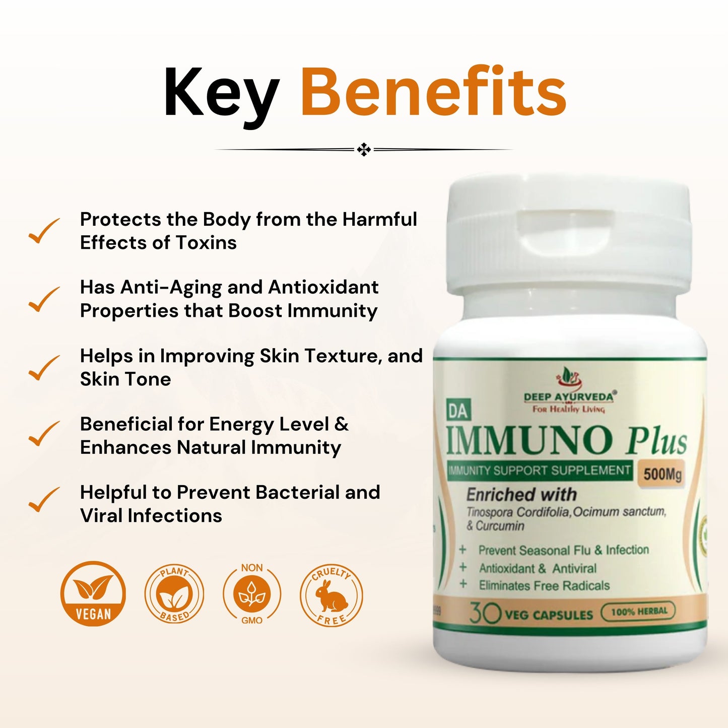 DA-Immuno Plus Gives Relief from Weak Immunity and Frequent Illness - Deep Ayurveda India