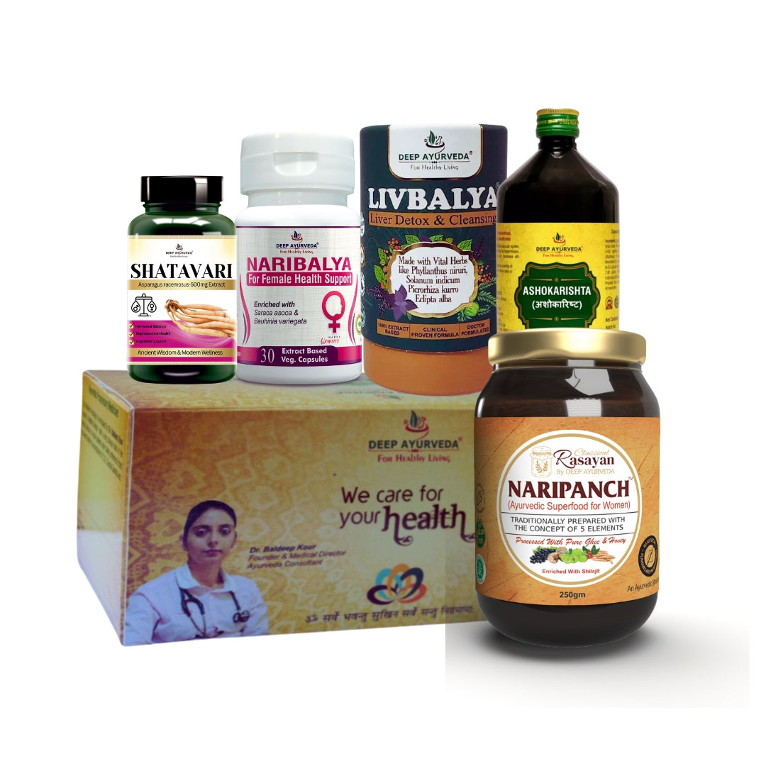 Dysmenorrhea Ayurvedic Management 30 Days Pack - Deep Ayurveda India