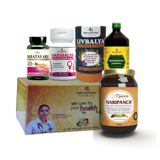Dysmenorrhea Ayurvedic Management 30 Days Pack - Deep Ayurveda India