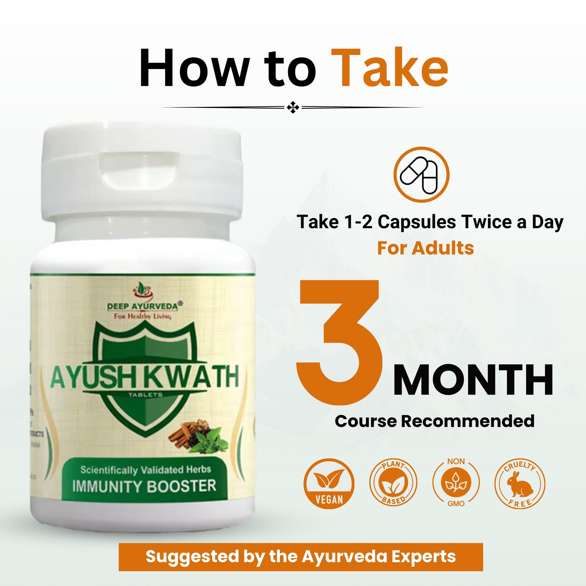 Ayush Kwath Tablets to Combat Cold, Flu and Help in Immunity Boost - Deep Ayurveda India