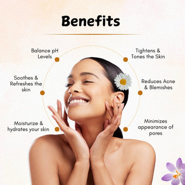 Vedaxry Ayurvedic Face Toner (100ml) - Hydrates, Refreshes & Tightens Pores - Deep Ayurveda India