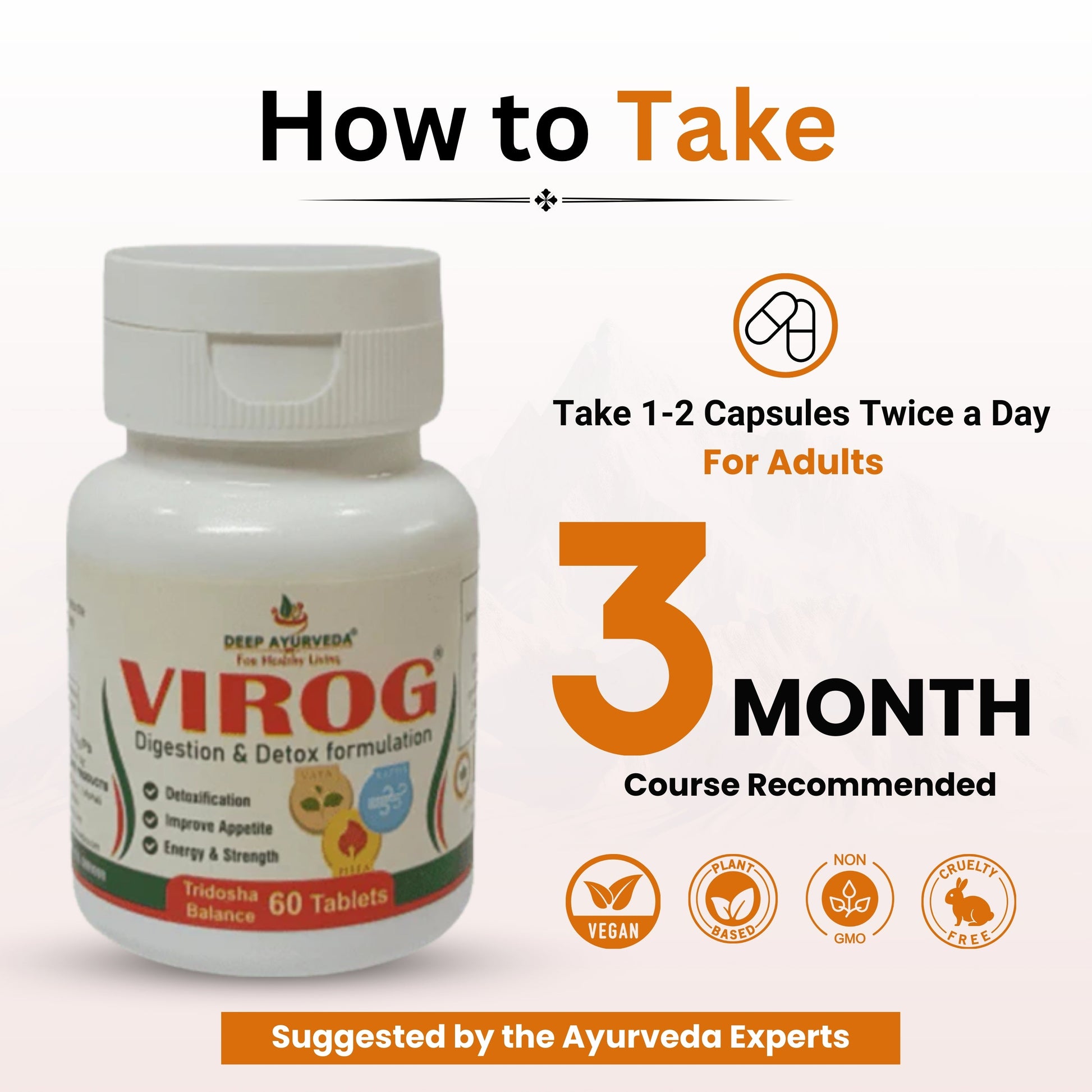 Virog Tablet Imrpves Digestion and Helps in Viral Infections - Deep Ayurveda India