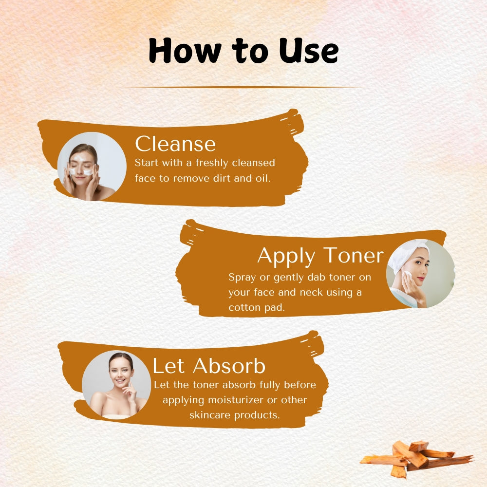 Vedaxry Ayurvedic Face Toner (100ml) - Hydrates, Refreshes & Tightens Pores - Deep Ayurveda India