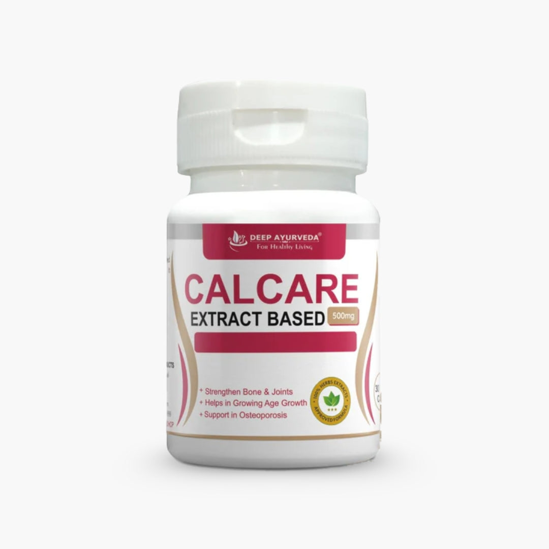Calcare Gives Relief from Calcium Deficiency and Weak Bones - Deep Ayurveda India