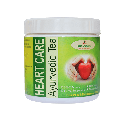 Heart Care Ayurvedic Tea - Supports Heart Health, Reduces Stress & Promotes Relaxation - Deep Ayurveda India