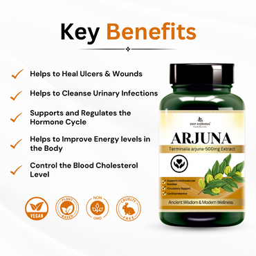 Benefits Terminalia Arjuna Capsules - Deep Ayurveda