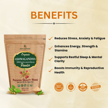 Benefits of Organic Ashwagandha Powder