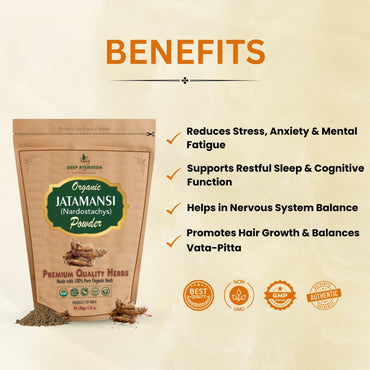 Benefits of Organic Jatamansi Powder