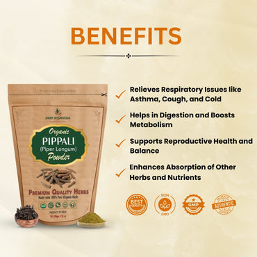 Benefits of Organic Pippali Powder