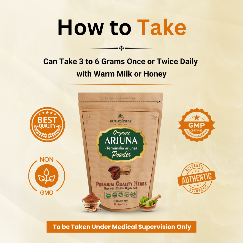 How to Take Organic Arjuna Bark Powder