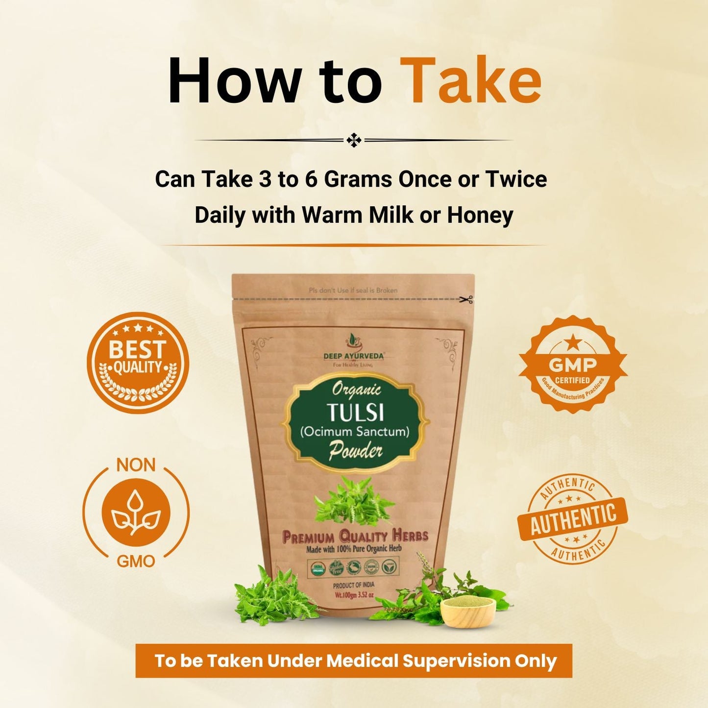 How to take Tulsi Powder