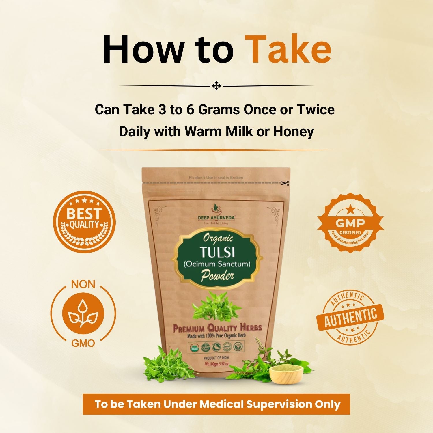 How to take Tulsi Powder