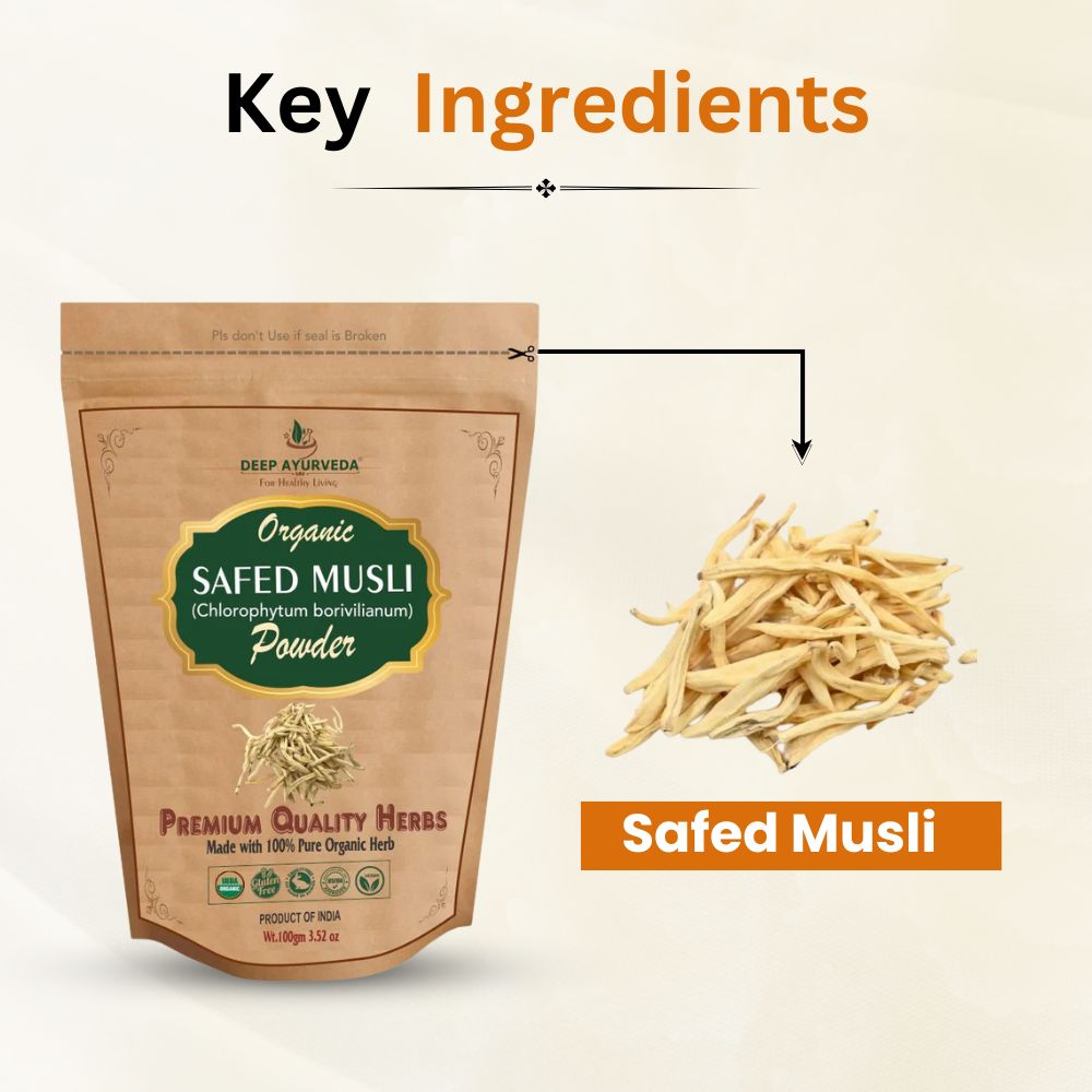 Key ingredients Safed Musli Powder
