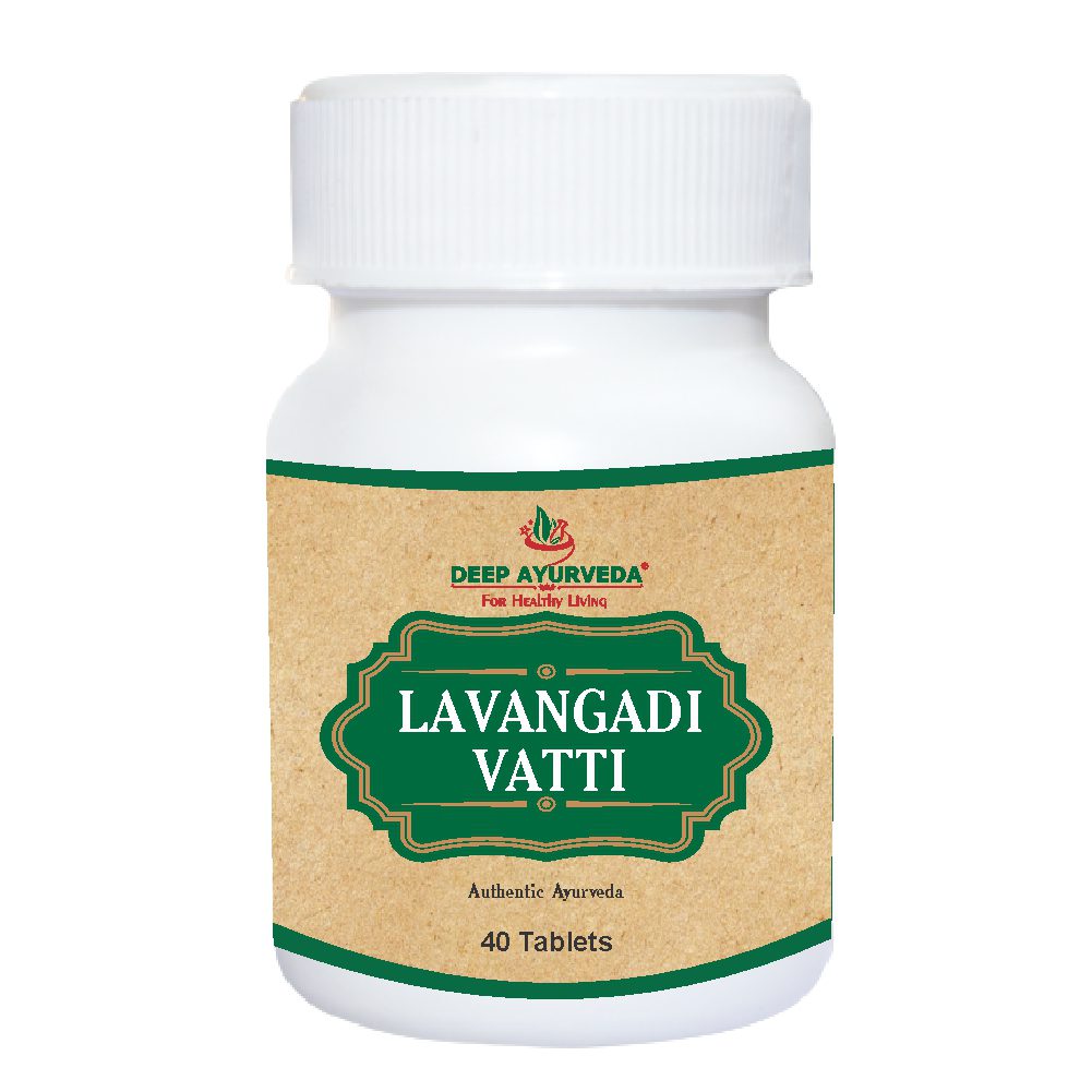 Lavangadi Vati - Relieves Cough, Soothes Throat & Promotes Respiratory Health - Deep Ayurveda India
