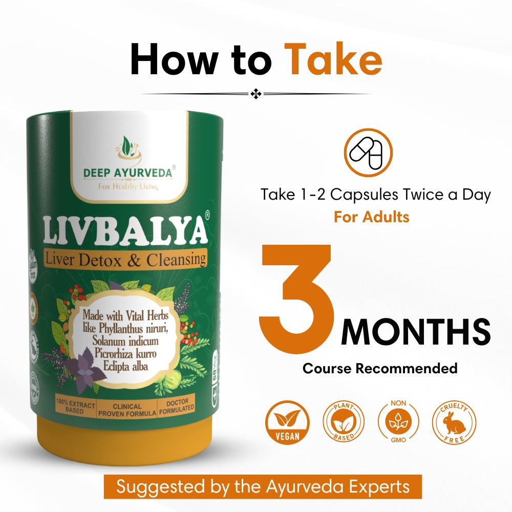 LivBalya Liver Detox 3 Months Course Recommended By Doctors