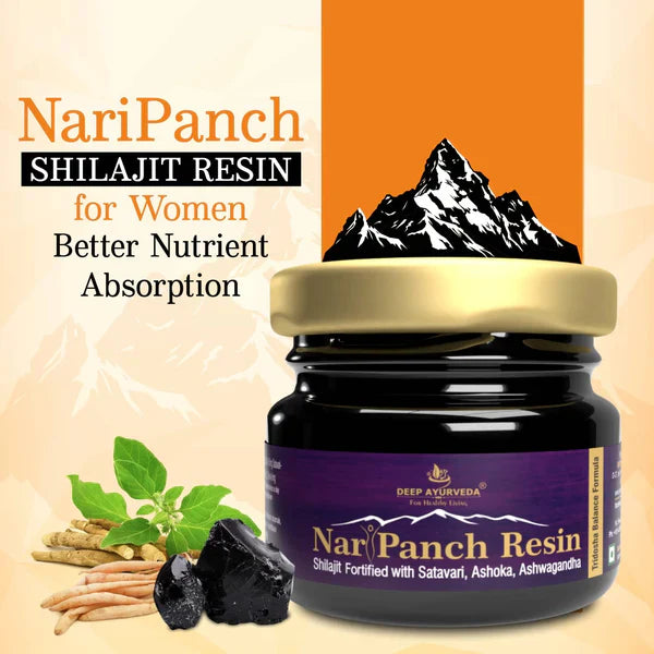 Naripanch Prash & Naripanch Shilajit Combo - Deep Ayurveda India