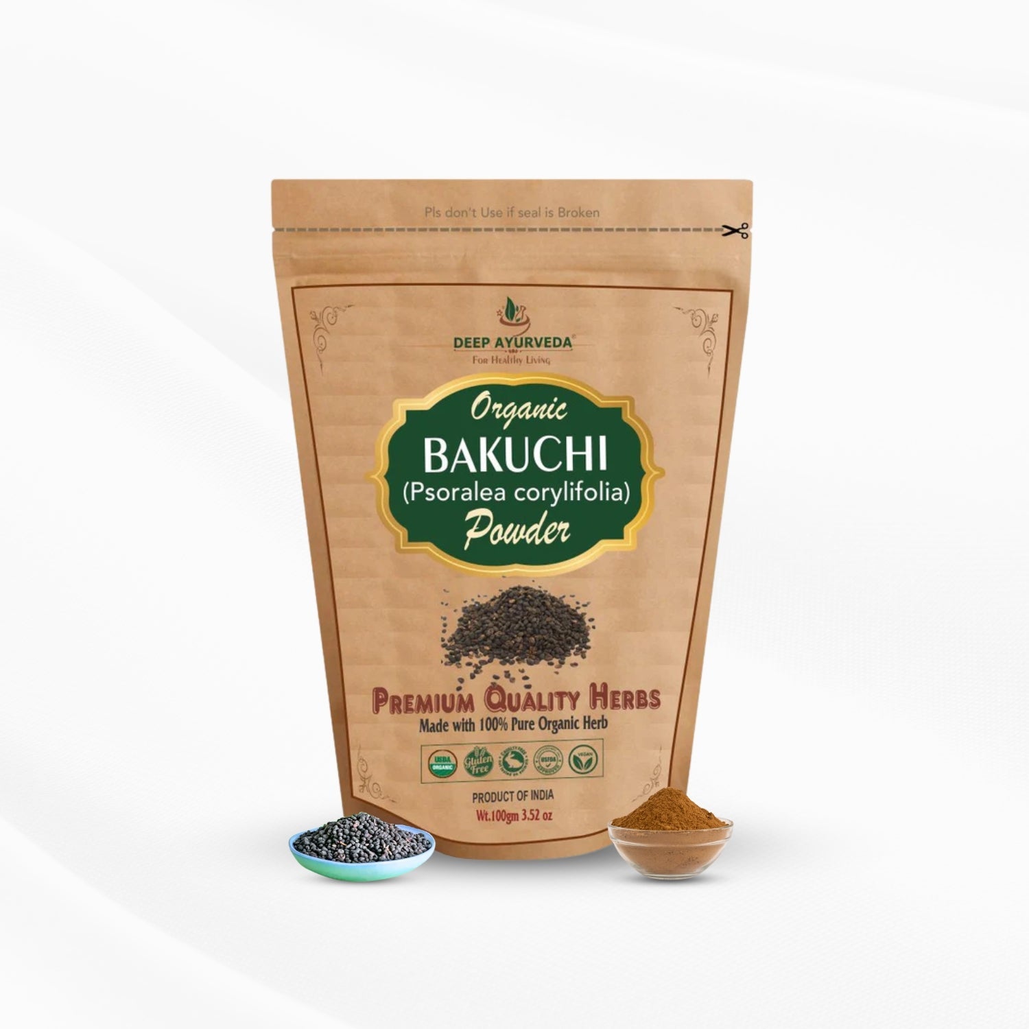 Organic Bakuchi Powder 100 gm