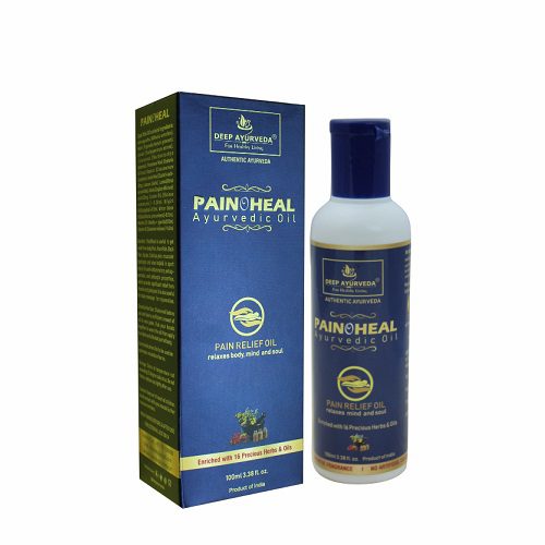 Painoheal Pain Relief Oil - Relieves Muscle Pain, Joint Stiffness & Inflammation - Deep Ayurveda India