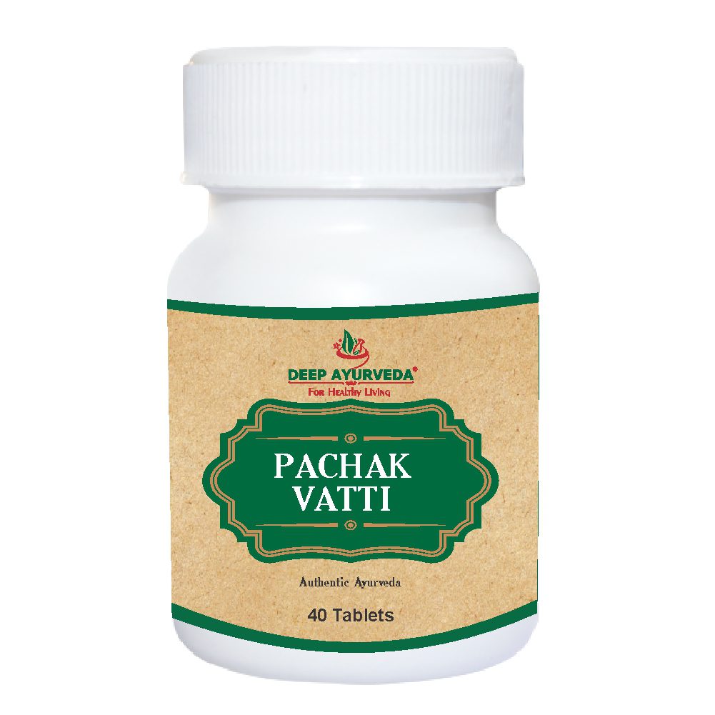 Pachak Vati - Promotes Digestion, Relieves Gas & Reduces Acidity - Deep Ayurveda India