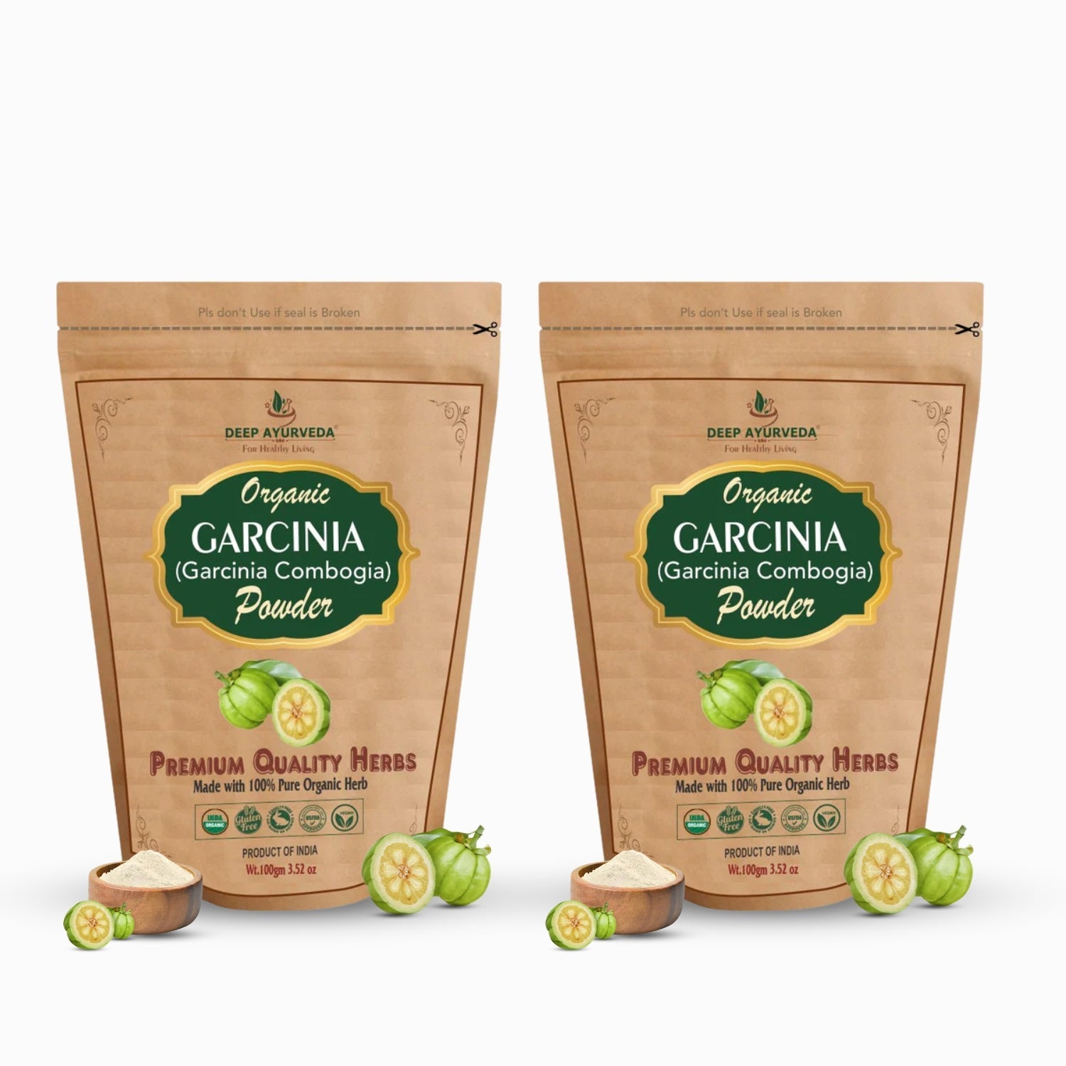 Pack of 2 Organic Garcinia Powder