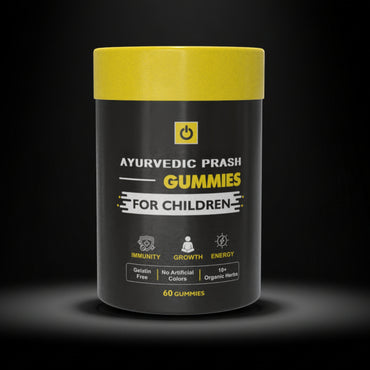 PurshVeda Ayurvedic Prash Gummies For Children  – Growth, Immunity & Brain Support | 60 Gummies