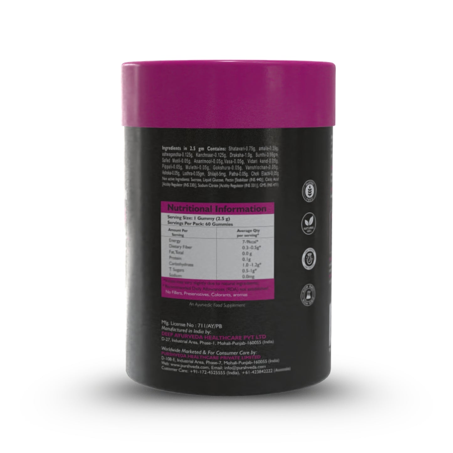 PurshVeda Ayurvedic Prash Gummies for Women – Hormonal Balance & Immunity | 60 Gummies