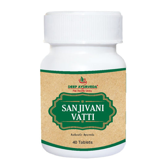 Sanjivani Vati - Supports Digestive Health, Relieves Fever & Promotes Immunity - Deep Ayurveda India