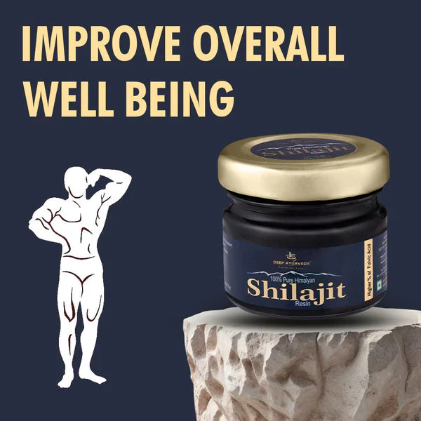 Vajayu Prash & Pure Himalayan Shilajit Resin Combo - Deep Ayurveda India