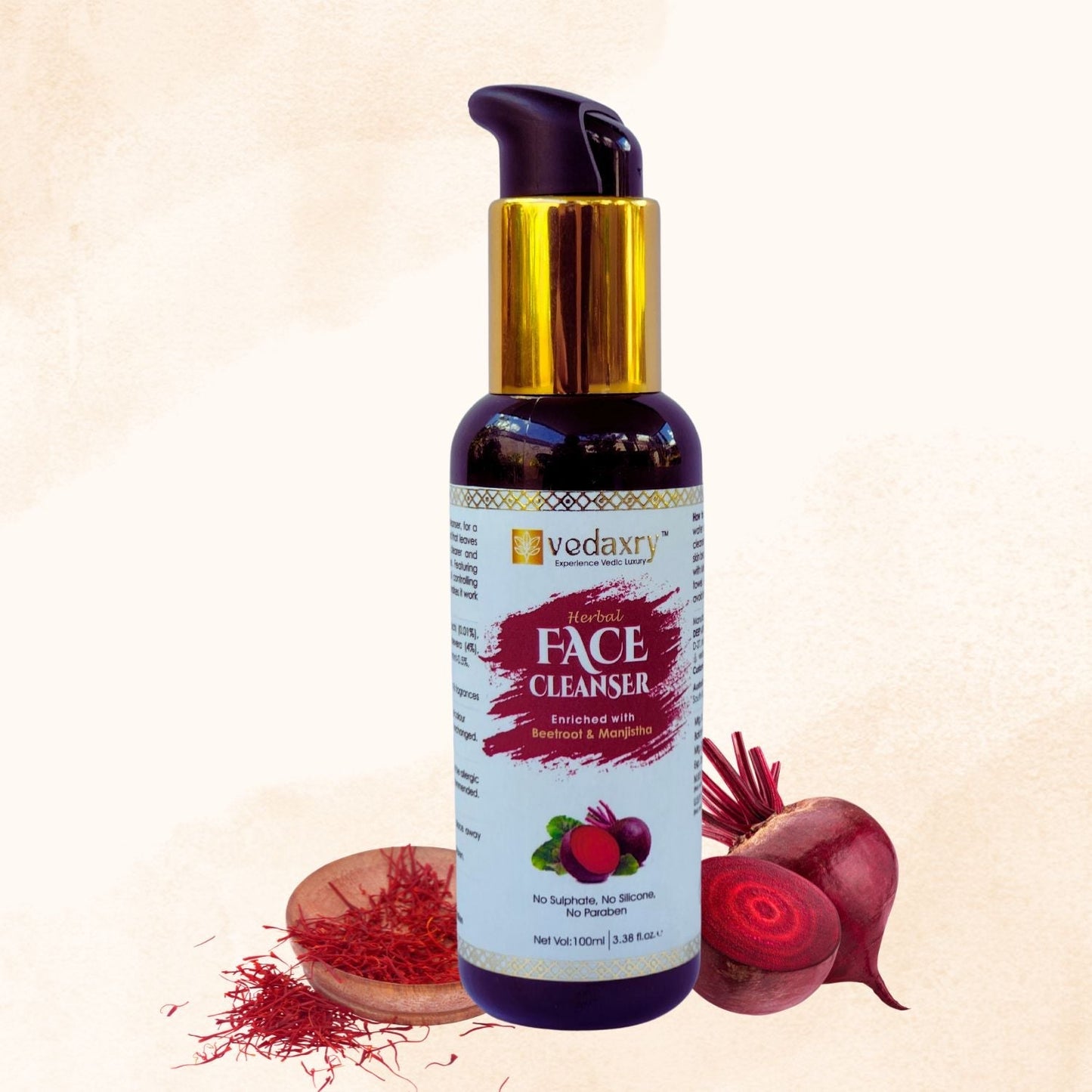 Vedaxry 3-Step Ayurvedic Face Care Vedic Pack (Face Cleanser, Face Toner, Face Serum) - Complete Skin Care Regimen - Deep Ayurveda India