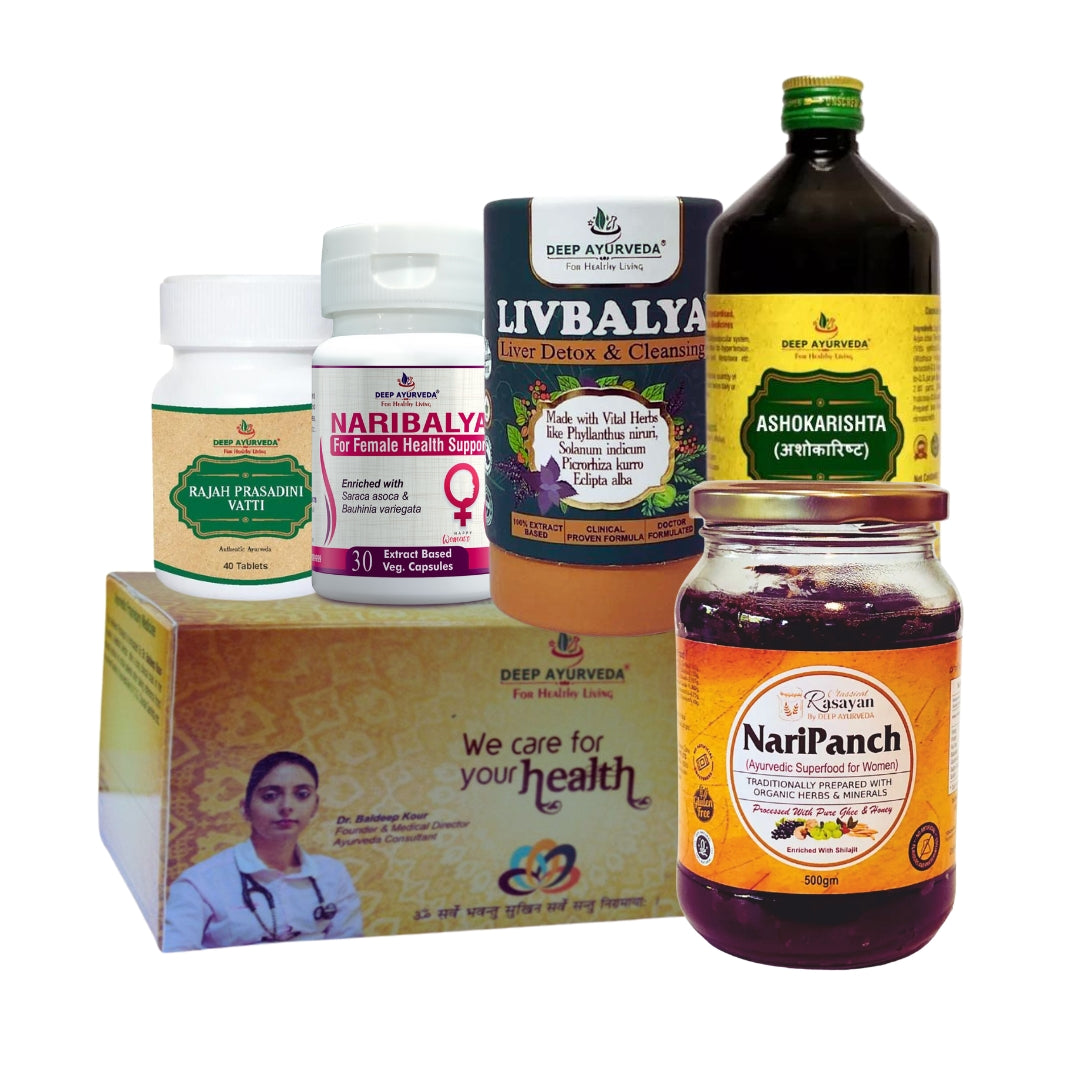 Amenorrhea Ayurvedic Management 30 Days Pack - Deep Ayurveda India